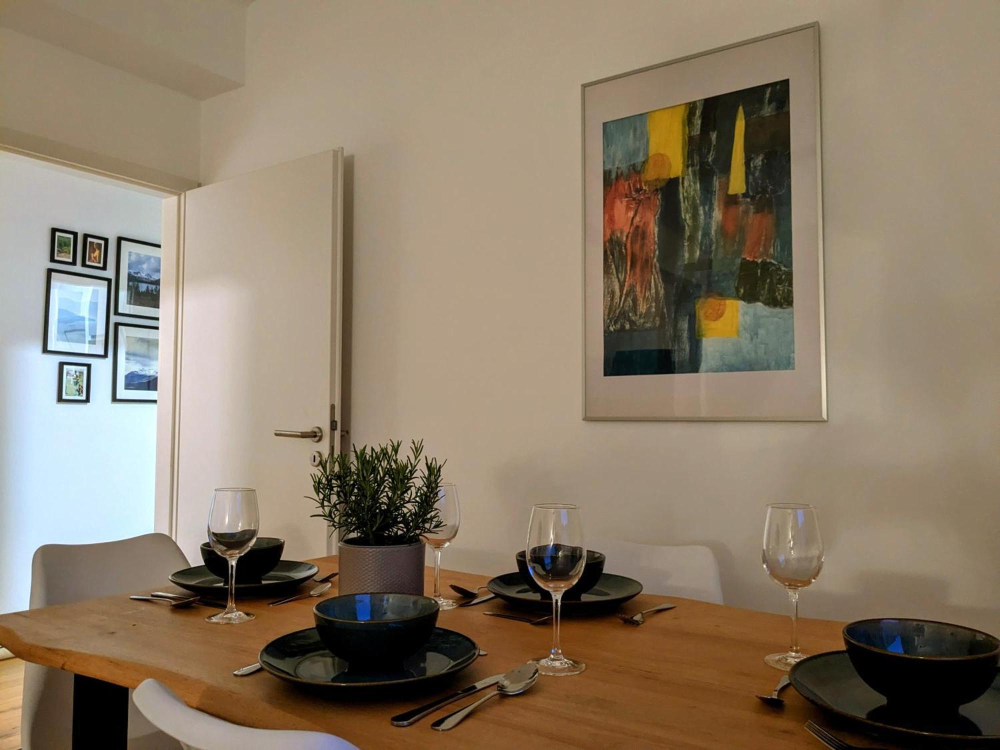 55Qm Messe Wohnung, Trade Fair, 6 Minuten Zur Messe Rheinstetten Eksteriør bilde